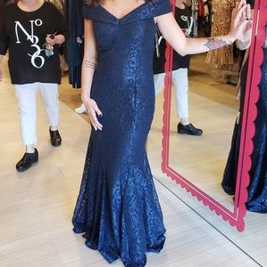 Navy Blue Gown